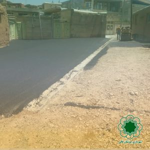 آسفالت معابر شهرداری جوشقان قالی