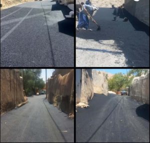 عملیات آسفالت کشی