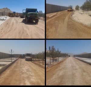 عملیات اجرای زیرسازی در پارک