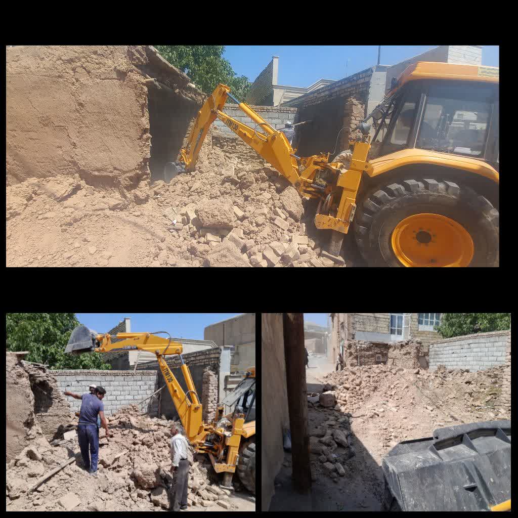 عملیات عمرانی شهرداری جوشقان قالی 